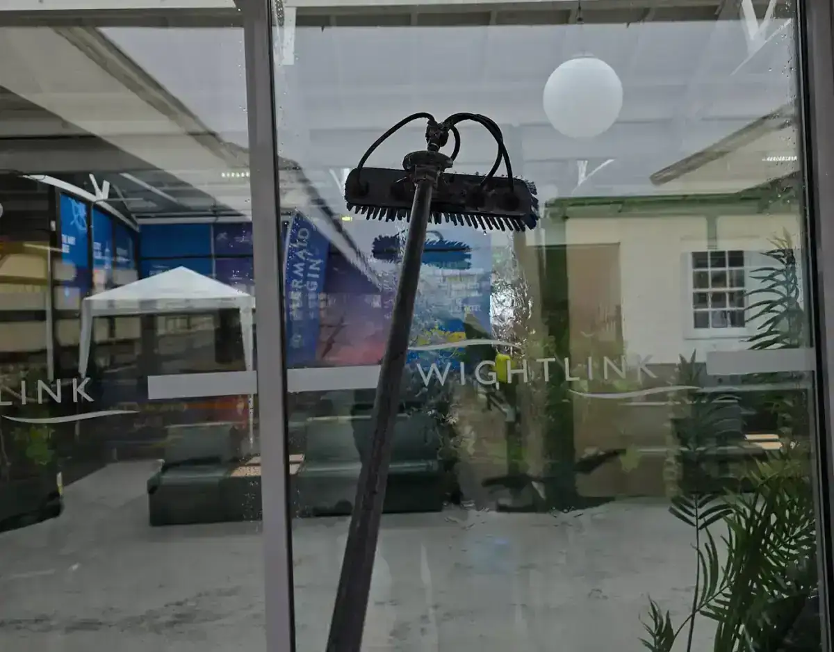 Commercial window cleaning on the Isle of Wight