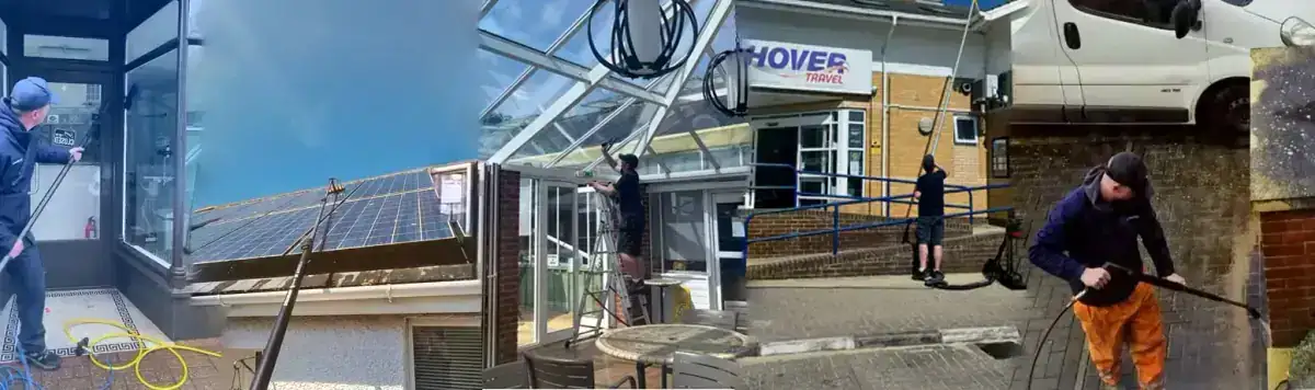 Exterior cleaning services on the Isle of Wight