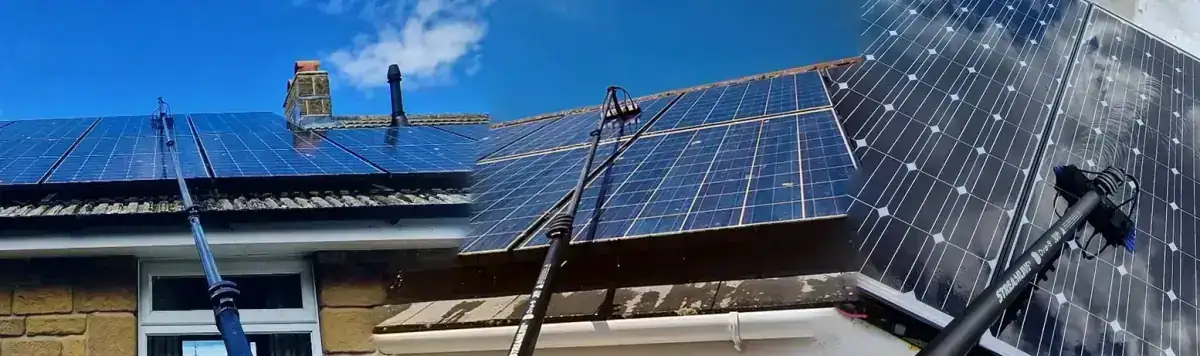 Pure-water solar panel cleaning